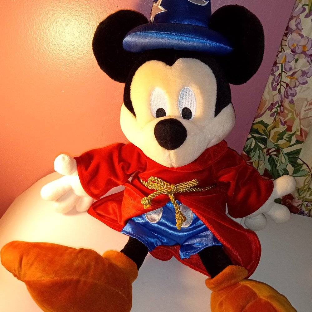 VINTAGE DISNEY MICKEY MOUSE 1940 26" COLORFUL PLUSH TOY